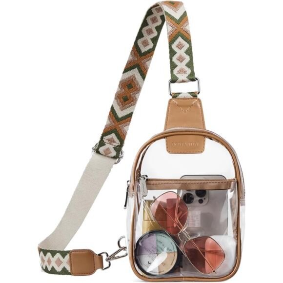 Handbags - Small Sling Bag for Women Leather Crossbody Bags Fanny Pack Chest Bag
